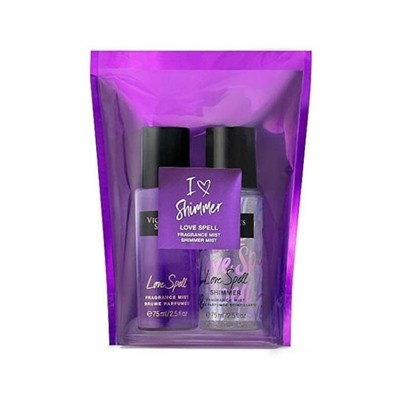 Подарочный набор Victoria s Secret Love Spell Shimmer 75 мл*2шт