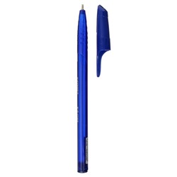 Ручка шариковая 1,0 мм стержень синий, корпус синий треугольный
