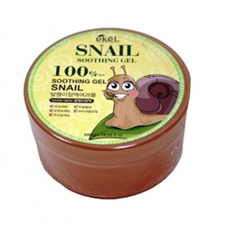 Гель для тела и лица "УЛИТКА" Ekel Snail soothing  gel 100%, 300 мл.