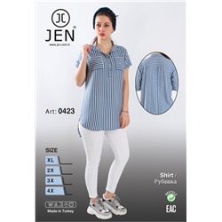 Jen 0423 рубашка XL, 2XL, 3XL, 4XL