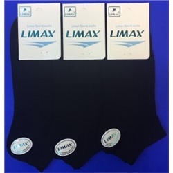 LIMAX носки мужские укороченные черные