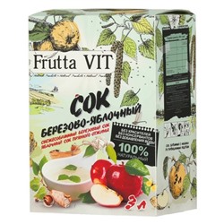 Витэкс Frutta Vit Сок Березово-Яблочный с сахаром стерилизованный 3л