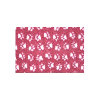ProFleece коврик меховой 1х1,6м бордовый/белый