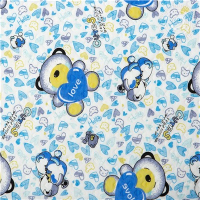Одеяло-покрывало Карапуз голубой Арт Дизайн