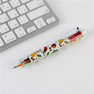 Ручка с несколькими стержнями «Чудес в новом году» 6 цветов