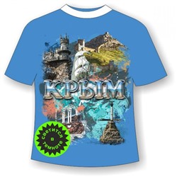 Подростковая футболка Крым достопримечательности 885