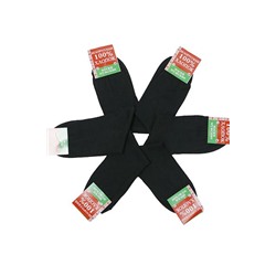 Носки мужские "Хлопок" ЭКОНОМ (черные) - упаковка 10 пар