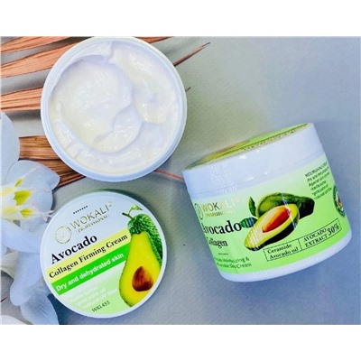КРЕМ ДЛЯ ЛИЦА И ТЕЛА Wokali Avocado Collagen Firming Cream