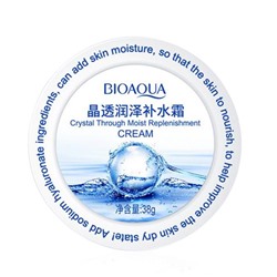 Увлажняющий крем-гель для лица Bioaqua Crystal Through Moist Replenishment с гиалуроновой кислотой 38 г оптом