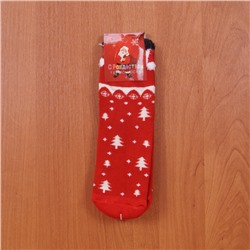 Носки теплые С Рождеством (размер 37-41) арт f303-2