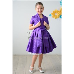 Платье нарядное с болеро "Принцесса", цвет фиолет