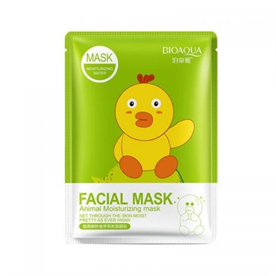 Маска Bioaqua Facial Mask Animal с эссенцией коллагена и граната 30 г оптом