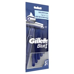 Gillette Cтанок для бритья одноразовый Blue II, 5 шт