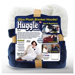 Плед с капюшоном Huggle ultra plush blanket hoodie оптом