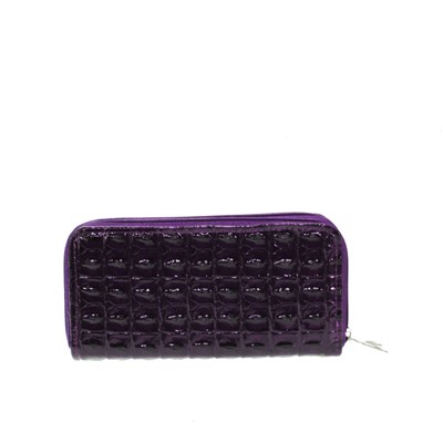 Удобный женский кошелек Wind из эко-кожи темно-пурпурного цвета.