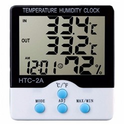 Термометр с выносным датчиком + гигрометр HTC-2A