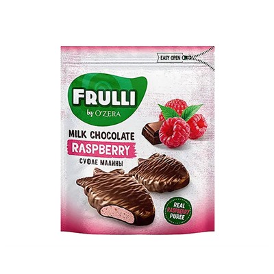 Конфеты Frulli (Фрулли) суфле малины в шоколаде 125г   КРН218