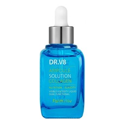 Сыворотка для лица Farm Stay DR.V8 Ampoule Solution Collagen 30мл