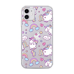 Силиконовый чехол Sweet unicorns dreams на iPhone 11