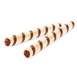 Трубочки вафельные "Лесной орех" с шоколадно-ореховой начинкой  КВ181