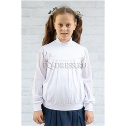 Блузка школьная, арт.339, цвет белый