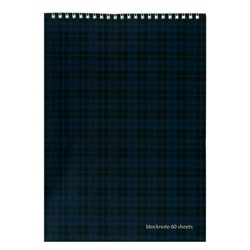 Блокнот А4, 60 листов на гребне Ultimate basics «Шотландка»