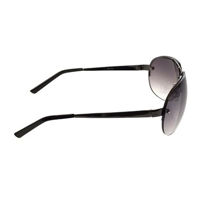 Стильные мужские очки-капли Kalipso в тёмной оправе с полузатенёнными линзами.