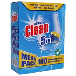 Clean 5в1 табл.д/посудомойки 100шт