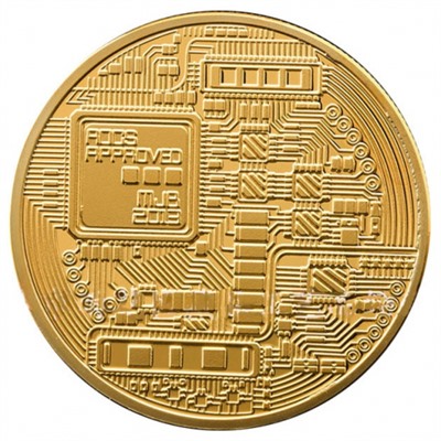 Сувенирная монета Bitcoin оптом