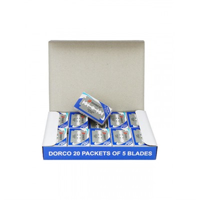 Dorco ST-300 DP Platinum (двухсторонние лезвия) (1лист- 20 пачек/5 лезвий