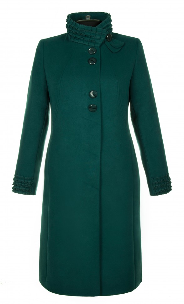 Зеленое пальто весенние