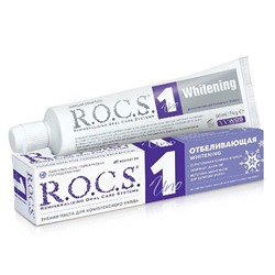 R.O.C.S. Зубная паста Uno Whitening Отбеливание 74 гр