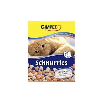 GIMPET Витамины для кошек "Сердечки"  с лососем 420г  (уп-6шт) 409382