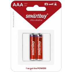 Батарейка SmartBuy LR03 BC2 (AAA) 2шт.