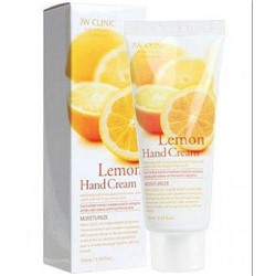 [3W CLINIC] Крем д/рук увлажняющий с экстрактом ЛИМОНА Lemon Hand Cream, 100 мл