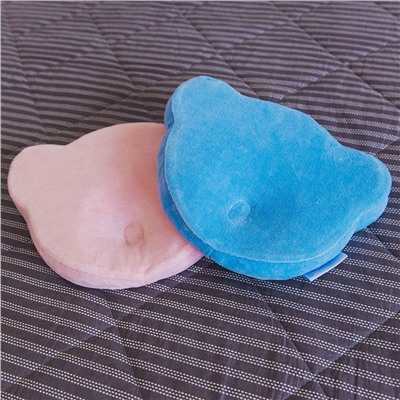 Подушка-позиционер для новорожденных Мишка 0+ (голубая)