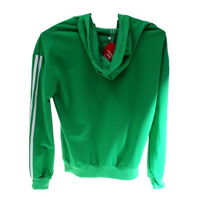 Единый размер 42-46. Стильная женская кофта Holiday_Boileau зеленого цвета с оригинальным принтом.