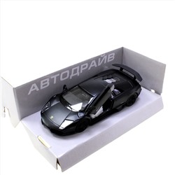 Модель машины Lamborghini Murcielago LP 670-4 SV масштаб 1:32 (длинна 12см)  черного цвета.
