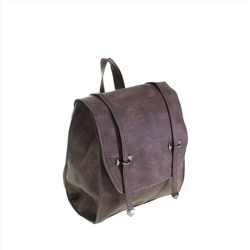 Миниатюрная сумка-рюкзачок Alex_Wang из эко-кожи цвета трюфельной пудры с переходами.