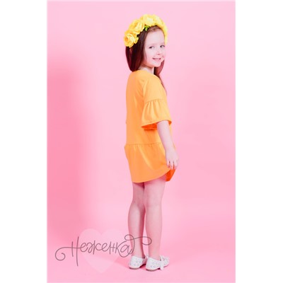Детское платье "Лето" ДП 541 Family look (желтый)