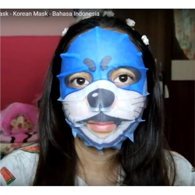 Тканевая увлажняющая маска Animal Otter Aqua Mask 25 мл оптом