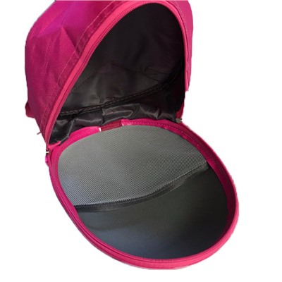 Детский пластиковый рюкзак Soniy малинового цвета для девочки.