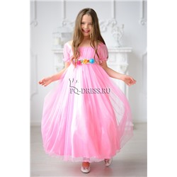 Платье нарядное для девочки "Натали", цвет розовый