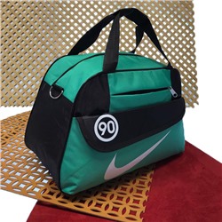 Спортивная сумка Fitness Coach с плечевым ремнём со вставками цвета аквамарин.