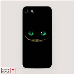 Пластиковый чехол Зеленоглазый чеширский кот на iPhone 5/5S/SE