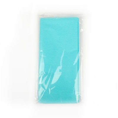 Бумага упаковочная тишью, двухстороннняя, голубая, 50 х 66 см