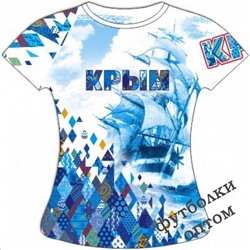 Женская футболка Крым-Ромбы