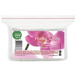 Ватные палочки  Hunky Dory 200 в пакетике  «зип-лок»
