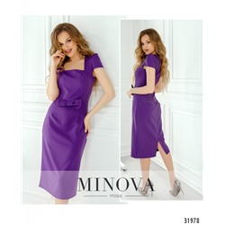Платье №1828-фиолетовый