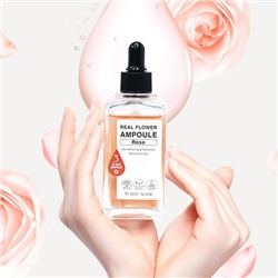 KR/ MAY ISLAND Real Flower Ampoule Rose Сыворотка для лица "Роза", 100мл